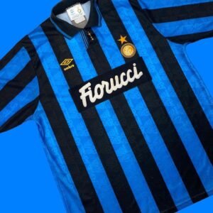 1992-1993 Retro Inter Milan Home Football Shirt 1:1 Thai Quality
