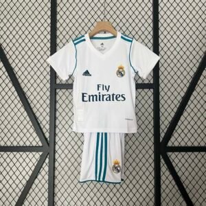 2017-2018 Retro kids Real Madrid Home Football Shirt 1:1 Thai Quality