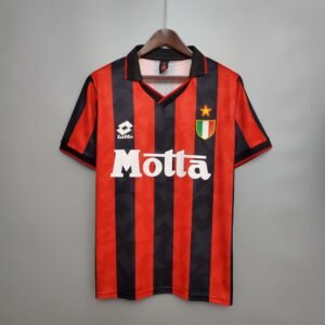 1993-1994 Retro AC Milan Home Football Shirt 1:1 Thai Quality