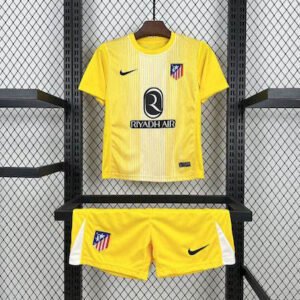 2025-2026 KIDS Atletico Madrid Goalkeeper Football Shirt 1:1 Thai Quality