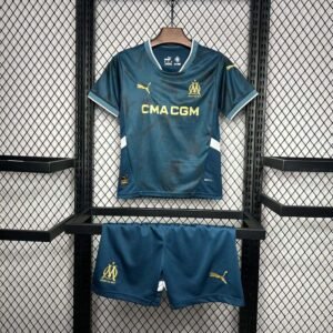 2024-2025 KIDS Olympique Marseille Away Football Shirt 1:1 Thai Quality