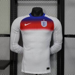 2025-2026 Long Sleeve Player Version England Home Football Shirt 1:1 Thai Quality
