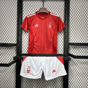 2024-2025 kids Nottingham Forest Home Football Shirt 1:1 Thai Quality
