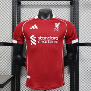 2025-2026 Player Version Liverpool FC Home Football Shirt 1:1 Thai Quality