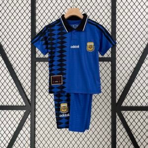 1994 Retro kids Argentina Away Football Shirt 1:1 Thai Quality