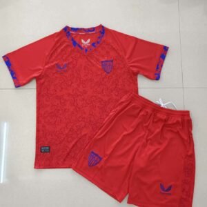 2024-2025 KIDS Sevilla FC Away Football Shirt 1:1 Thai Quality