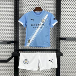 2025-2026 KIDS Manchester City Home Football Shirt 1:1 Thai Quality