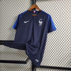 2018 Retro France Home Football Shirt 1:1 Thai Quality