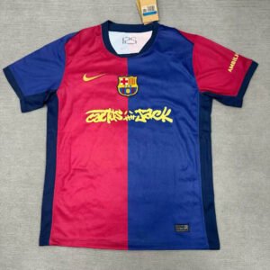 2024-2025 Barcelona Home Travis Scott Joint Edition Football Shirt 1:1 Thai Quality