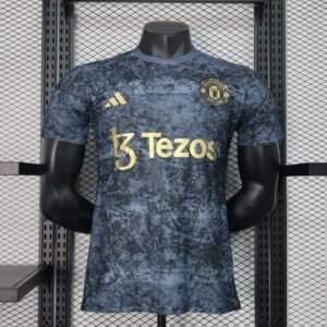 2024-2025 Players  Manchester United co-branded black and gray_Football Shirt 1:1 Thai Quality