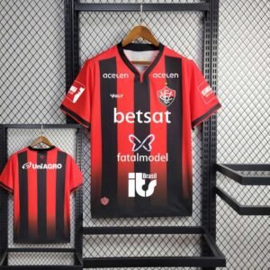 2024-2025 all sponsors Vitória Home Football Shirt 1:1 Thai Quality