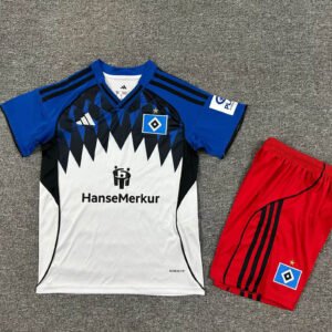 2025-2026 KIDS Hamburger SV Home Football Shirt 1:1 Thai Quality