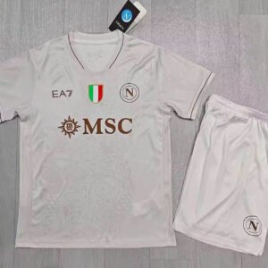 2025-2026 KIDS SSC Napoli Away Football Shirt 1:1 Thai Quality