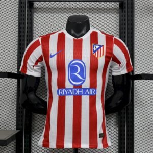2025-2026 Player Version Atletico Madrid Home Football Shirt 1:1 Thai Quality