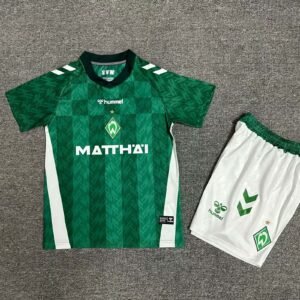 2024-2025 KIDS Werder Bremen Home Football Shirt 1:1 Thai Quality