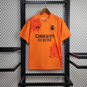2024-2025 Real Madrid Orange Y3 Special Edition Football Shirt 1:1 Thai Quality
