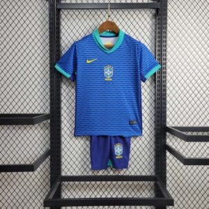 2024 kids brazil Away_Football Shirt 1:1 Thai Quality