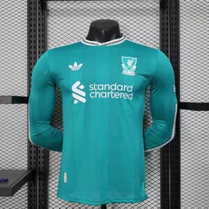 2025-2026 Long Sleeve Player Version Liverpool FC Third Away Football Shirt 1:1 Thai Quality
