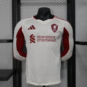 2025-2026 Long Sleeve Player Version Liverpool FC Away Football Shirt 1:1 Thai Quality