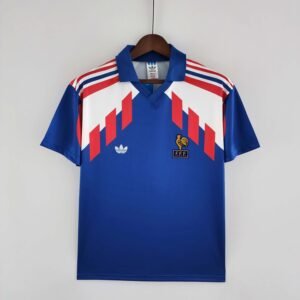 1988-1990 Retro France Home Football Shirt 1:1 Thai Quality