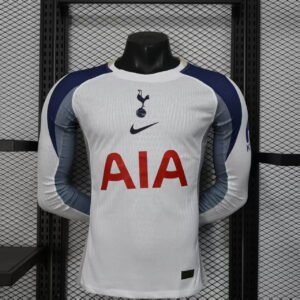 2025-2026 Long Sleeve Players Version Tottenham Hotspur Home Football Shirt 1:1 Thai Quality
