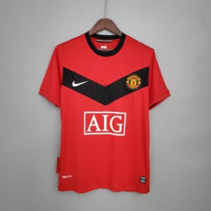 2009-2010 Retro Manchester United Home Football Shirt 1:1 Thai Quality