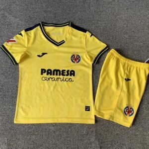 2024-2025 KIDS Villarreal  Home Football Shirt 1:1 Thai Quality