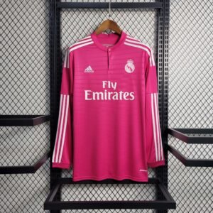 2014-2015 Retro Long Sleeve Real Madrid Away Football Shirt 1:1 Thai Quality