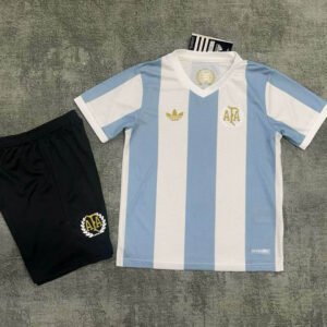 2024-2025 Kids Argentina 50th Anniversary Football Shirt 1:1 Thai Quality