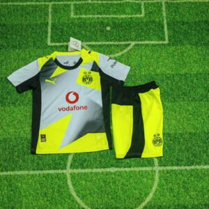 2025-2026 KIDS Dortmund Away Football Shirt 1:1 Thai Quality