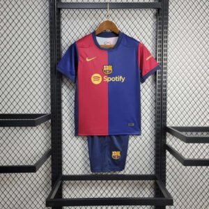 2024-2025 KIDS Barcelona Home Football Shirt 1:1 Thai Quality